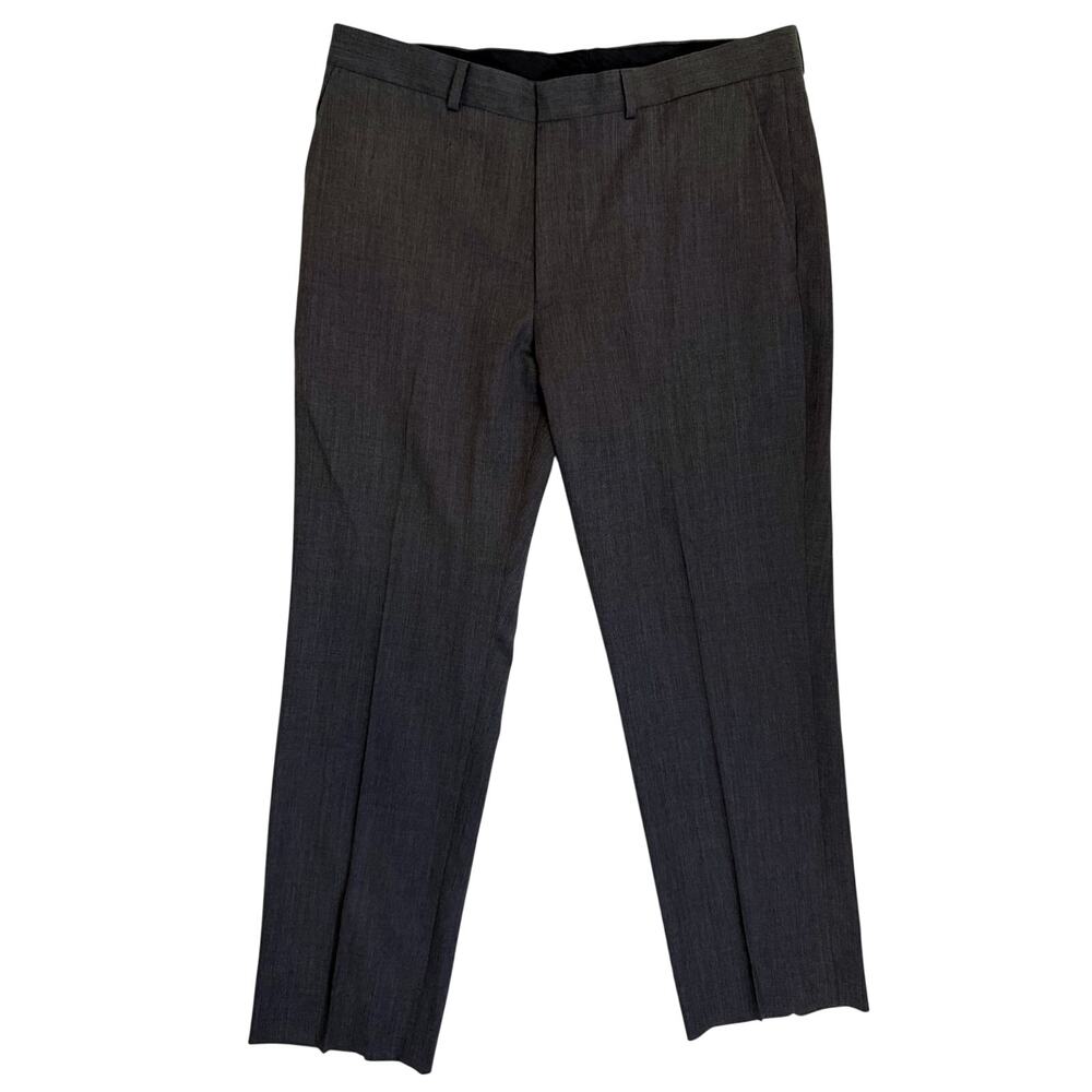 Kenneth Cole Men’s Wool Dress Pants Gray 38x32